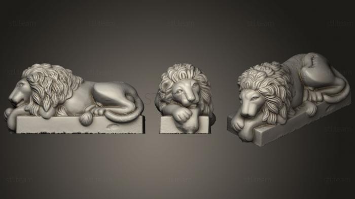 3D model Lion (3) (STL)